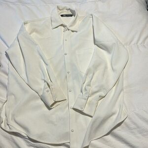 ZARA WHITE Shacket / Button Down, small